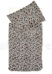 Jollein antklodės ir pagalvės užvalkalų komplektas Leopard Natural 100x140 cm