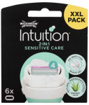 Wilkinson Sword Intuition Sensitive Care Keičiami peiliukai 6ml skustuvo galvutė
