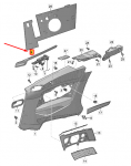 VAG AUDI A5 S5 Kabriolet Sielos Juoda Kairysis Vairo Dėžė Originali 8W78597616PS