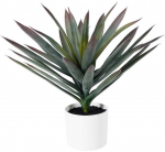 Home Styling Collection ORNO decorative artificial plant, &Oslash; 40 x 50cm, Agave in a baltas pot