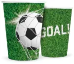Globos Europe Bv Futbolo popieriniai puodeliai, 8 vnt.