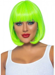 Leg Avenue Accessories Leg Avenue Fluorescent Short Bob Wig Neon Žalias - High Visibility