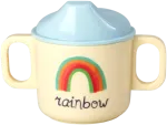 Rice - Melamine 2 Handle Baby Cup with ABC Print - Mėlyna - 250 ml