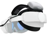 BoboVR P4U galvos laikiklis su baterija, skirtas PICO 4 Ultra ir Ultra Enterprise &ndash; balta ir juoda