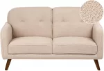 Beliani 2 vietų sofa ETTRUM, boucle, smėlio spalvos