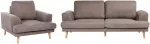 Sofa Beliani 4 vietų svetainės komplektas KILDAL, rudas
