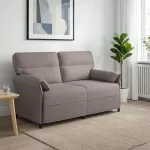 Dvita&scaron;kė sofa Taupe 158 x 83 x 95 cm