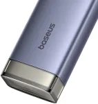 HUB USB Baseus USB-A/USB-C UltraJoy Series 4xUSB-A 3.1 1xUSB-C 5V - pilkas (6932172655822)