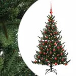 Dirbtinė kalėdinė eglutė su rutuliuku 120 cm 150 LED