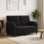Sofa Juoda 154 x 85 x 93 cm Aksomas