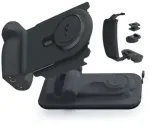 ShiftCam ProGrip Starter rinkinys &ndash; telefono laikiklis mobiliajai fotografijai su belaidžio įkrovimo palaikymu ir įmontuotu 6400mAh powerbanku (MagSafe) (charcoal)