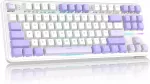 ATTACK SHARK mechaninė žaidimų klaviatūra X87, 87 klavi&scaron;ų, Bluetooth, 2.4G, USB-C, RGB