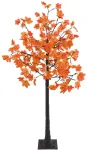 LED klevo Kalėdų eglutė Ruda 22 x 22 x 150 cm Plastmasė 96 LED