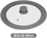 Universalus keptuvės dangtis 24/26/28 cm, 401015010, Vassary