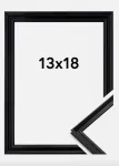 Plakatas Juodas medinis rėmelis 13 x 18 cm mini plakatui