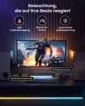 Kompiuterio kolonėlės Meredo garso juosta televizoriams su žemų dažnių garsiakalbiu 3.1 kanalo kompiuterinių žaidimų garso juosta rgb audio sync light bt 5.3/hd-arc/optical/aux/usb tv kompiuterio garsiakalbis staliniams/ne&scaron;iojamiesiems kompiuteriams  ...
