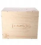 Plyometrinė dėžė fitneso crossfit treniruotėms, medinė, Hms
