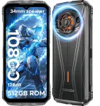Dėklas Doogee S punkpro &scaron;arvuotas i&scaron;manusis telefonas 20 gb + 512 gb 10800 mah 6,6" fhd+ 50 mp nfc gps