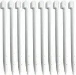Stylus ra&scaron;iklis, 10 vnt. / rinkinys, pakaitinis ra&scaron;iklis, ne&scaron;iojamas ra&scaron;ymas, para&scaron;o ra&scaron;iklis, skirtas nintendo ds lite - balta, free size