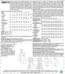 Mccall Pattern Company siuvimo modelis, popierius, baltas, A5 (6-8-10-12-14)