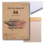 Vienaragis Unicorn Blokas akvarelei A4, popierius akvarelinėms dažoms, tapybos pagrindas