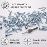 Skir'co (150 vnt.) Din 7504k Cinkuoti plieno 5,5 x 25 mm gręžimo sraigtai su &scaron;e&scaron;iabriaune galvute