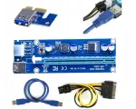Riser Usb 3.0 Pci-e 1x-16x 6pin Sata Riser skirtas kasimui