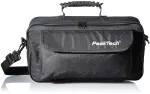 Peaktech 7400 - ne&scaron;iojamas krep&scaron;ys osciloskopams ir matavimo prietaisams, krep&scaron;ys su pamink&scaron;tinimu, priedų ki&scaron;enės su velcro užsegimu, diržas per petį, tvirta rankena - 380 x 210 x 140 mm (juodas)