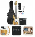 Genesis Elektrinė bosinė gitara, stiprintuvas, priedai, pilnas rinkinys mokymuisi