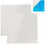 2 vnt. nerūdijančio plieno lak&scaron;tai 152x152x1 mm, 304l plienas