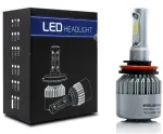Motociklo keturračio led lemputė H8 16000lm S2 72w 12v 24v canbus su ventiliatoriumi 1vnt