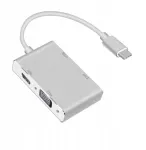 Adapteris Kabelis Usb Type C Usb-c į Vga Dvi Hdmi Usb