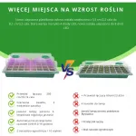 Daigų dėklai 5vnt 60 akučių augalų daigų auginimo dėklas