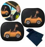 Apsauga nuo saulės vaikams automobiliui ant &scaron;oninio lango, 2 vnt.