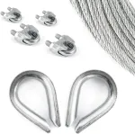 10 m plieno lynas, 4 mm, 6 x 7 + fc + 4 x lynų spaustuvai, 5 mm, din 741 + 2 x antpir&scaron;čiai, 4 mm, cinkuoto plieno kabelis, mi&scaron;ko lynas, gervės lynas, plieno lynas, plieno lynas, plieno lynas, plieno lynas, plieno lynas, plieno lynas,