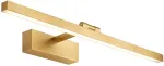 Lubinis &scaron;viestuvas Sieninis LED &scaron;viestuvas SlimLine, 60 cm, auksinis