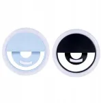 Led žiedinė selfie lempa telefonui usb