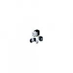 Jungtis - Alantec MB001 RJ45 Moteri&scaron;ka Auksu Padengta Tiesi Juoda/Balta