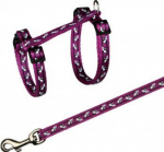 Trixie Komplektas katei nailoninis su petne&scaron;om,27-46cm/10mm, 1,20m