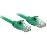 Tinklo Kabelis - LINDY Cat.6 U/UTP Tinklo Kabelis, RJ45, M/M, 250MHz, 7.5 m, Žalias