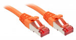 Tinklo Kabelis - LINDY Cat.6 S/FTP Tinklo Kabelis, RJ45, M/M, 250MHz, 27AWG, 1 m, Oranžinis