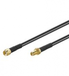 Goobay Antenos kabelis DELTACO RP-SMA - RP-SMA, 2m, juodas / SMA-FM200