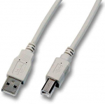 USB kabelis EFB USB-A - USB-B 5 m Pilkas (K5255.5)