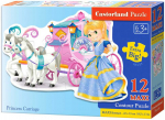 Castorland Dėlionė 12 vnt. - Princesė su karieta