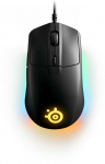 Žaidimų pelė SteelSeries su laidu Rival 3, Juodos spalvos
