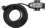 YATO ilgiklis su 3 lizdais 10m 3x1,5mm2 IP44 16A H07RN-F 8116