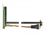 Delock PCIe x4, 0.3m, Juodas (85768)