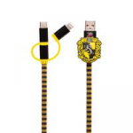 Thumbs Up USB kabelis ThumbsUp! USB-A - USB-C + microUSB + Žaibas 1 m Juodas (1002655)