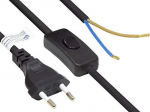Alcasa Alcasa P0386-S015 Juodas maitinimo laidas 1,5 m C tipo maitinimo ki&scaron;tukas