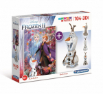 Dėlionė Clementoni, SuperColor, Frozen 2 3D, Puzzle, For Girls, 6+ metai, 104 pcs